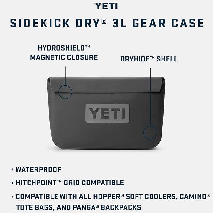 YETI Sidekick Dry 3L Gear Case, Mist/Pink/Grasshopper