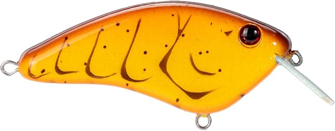 Strike King Hardliner Fishing Lure, Flat Sided Crankbait, Circuit Board Lip, Extra Tight Wobble, Size 4 Treble Hooks