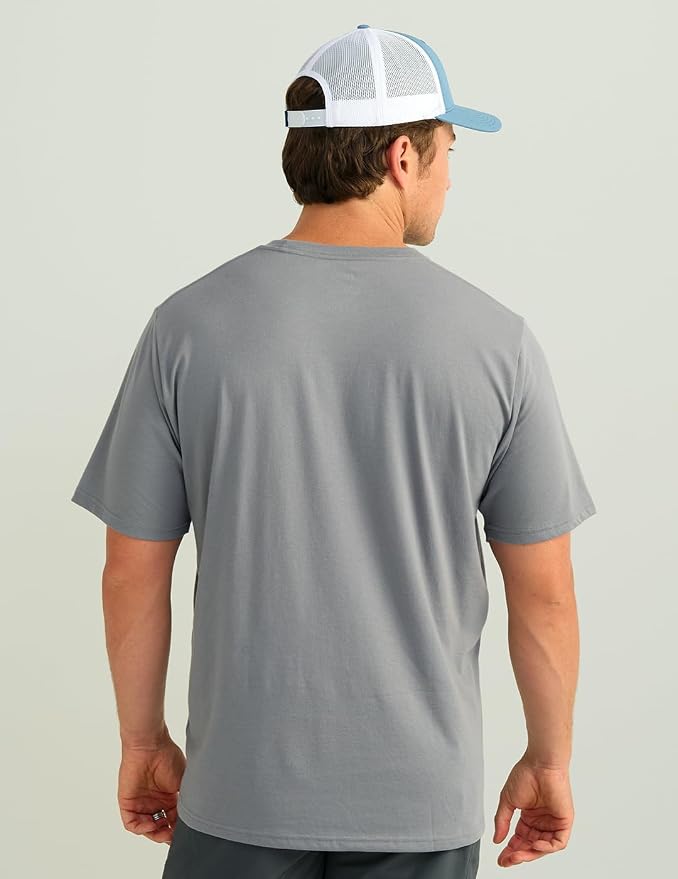 HUK Mens Performance Fishing Logo Tee, Short Sleeve T-Shirt for Men