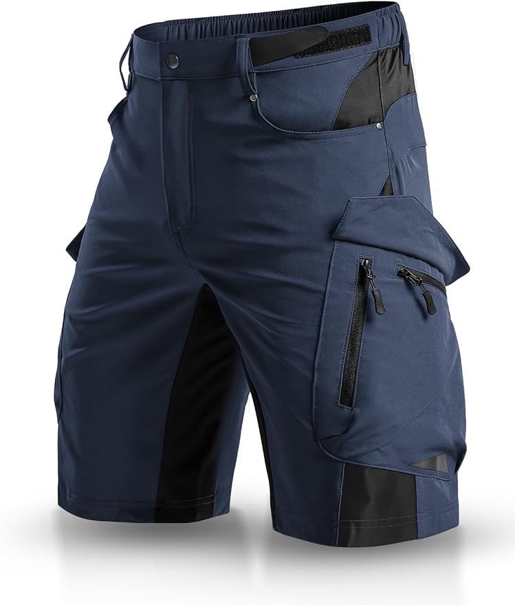 XKTTAC Men's Outdoor Quick Dry Lightweight Stretchy Shorts for Hiking, Tactical, Camping, Travel with 6 Pockets