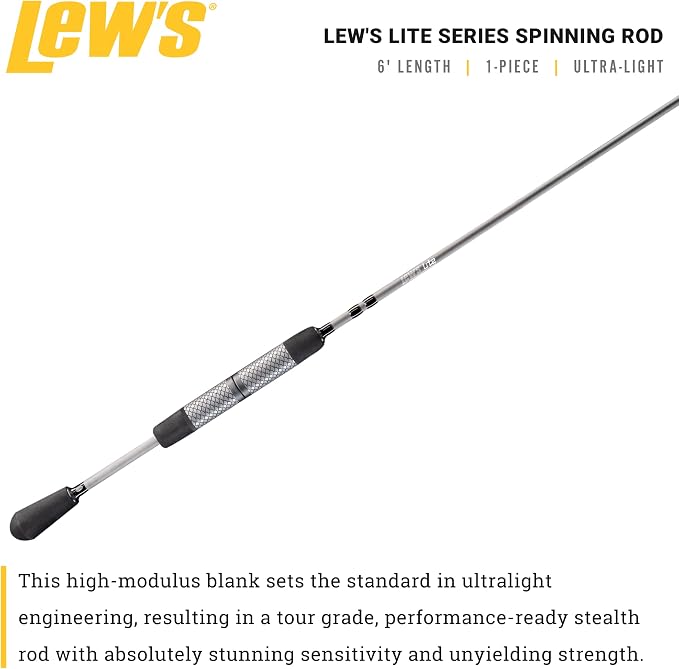 Lew's American Hero Tier 1 Casting Fishing Rod, HM50 Graphite Blank with Stainless Steel Guides, Split Grip EVA Handle, Multicam