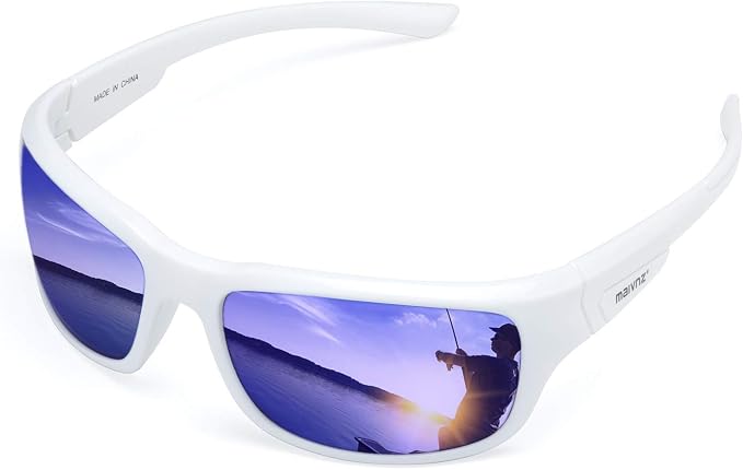 maivnz Floating Polarized Fishing Sunglasses for Men Women, Unsinkable UV400 Sports Glasses for Kayaking, Boating & Surfing