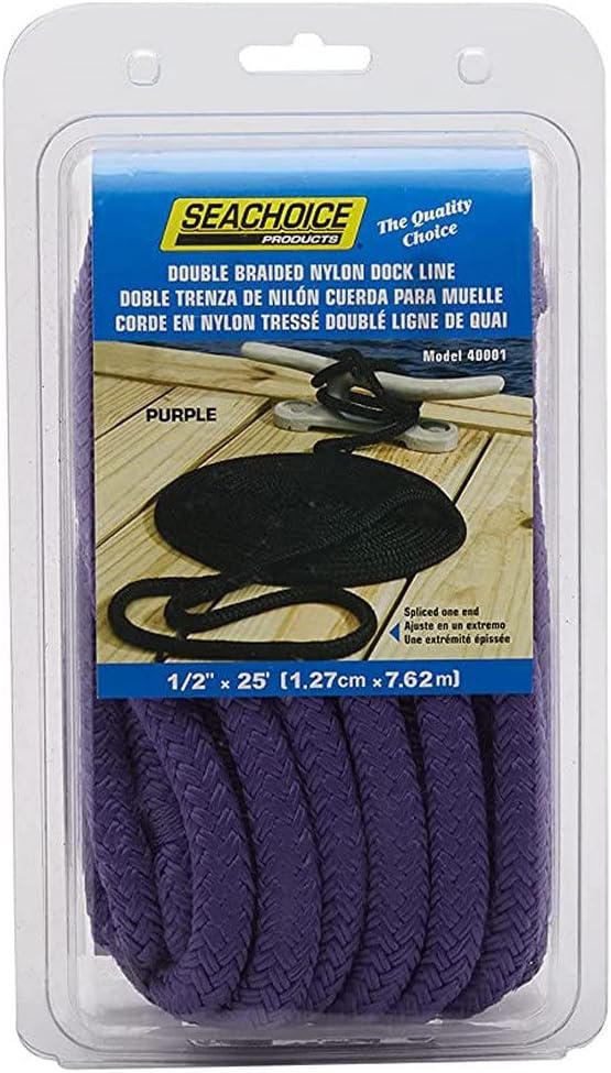 Seachoice Double-Braid Nylon Dock Line