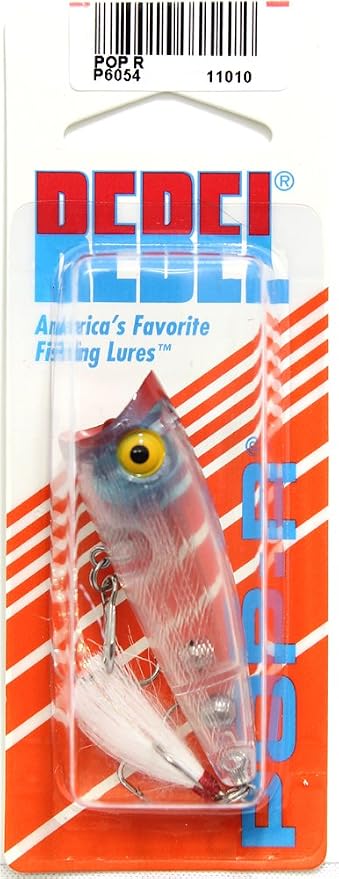 Rebel Lures Pop-R Topwater Popper Fishing Lure