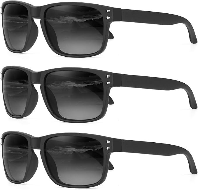 KALIYADI Polarized Sunglasses for Men and Women Vintage Style Sun Glasses for Fishing Running Driving with UV Protection