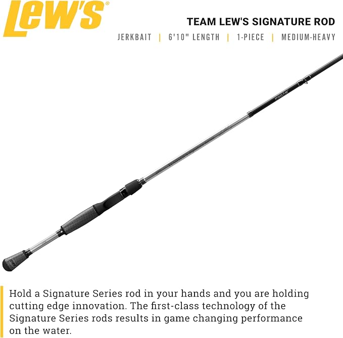 Lew's American Hero Tier 1 Casting Fishing Rod, HM50 Graphite Blank with Stainless Steel Guides, Split Grip EVA Handle, Multicam