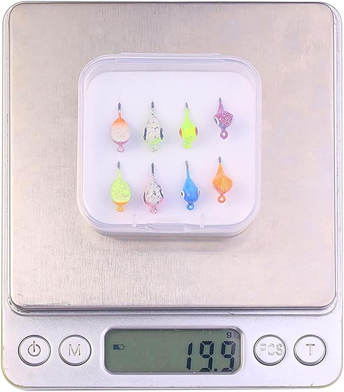Ice Fishing Jigs Kit Essential Ice Fishing Lures for Beginners to Hook Big Fish and Reel in The Fun!