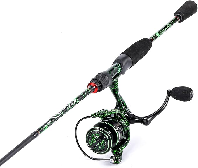 Sougayilang Fishing Rod Combo, Baitcasting&Spinning Reel with IM6 Graphite Blank Rods