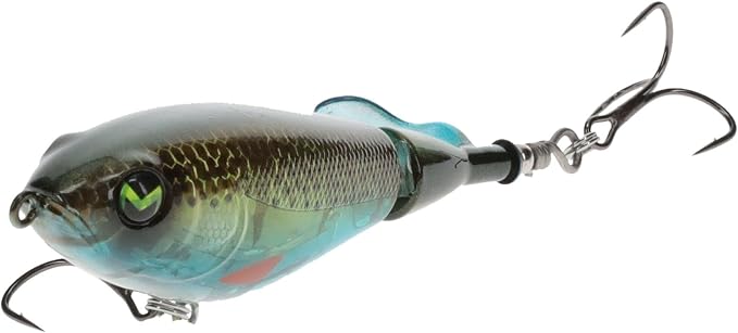Lew's Mach Baits Patroller Propeller Bait Fishing Lure, Topwater Propeller Bait, Rotating Tail Section, Sound Chamber