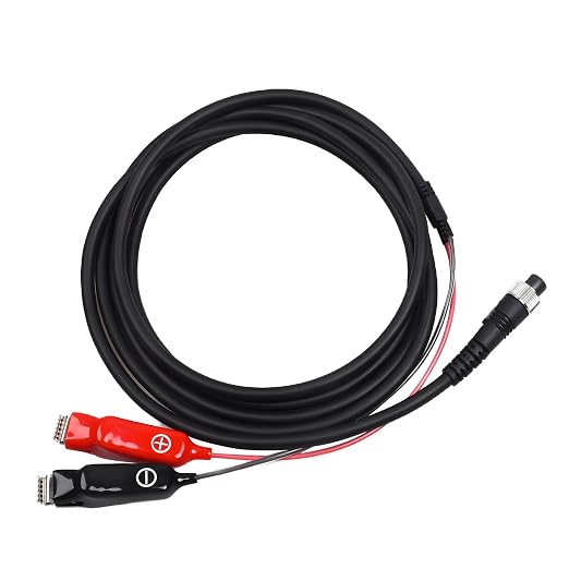 9.84 Foot Electric Fishing Reel Power Cord, Connecting Battery and Reel Axis Power Cord, Compatible with Yamato Tanacom 1000, Shimano, Seaborg 500MJ, BeastMaster, and ForceMaster.(9.84ft -1Pcs)