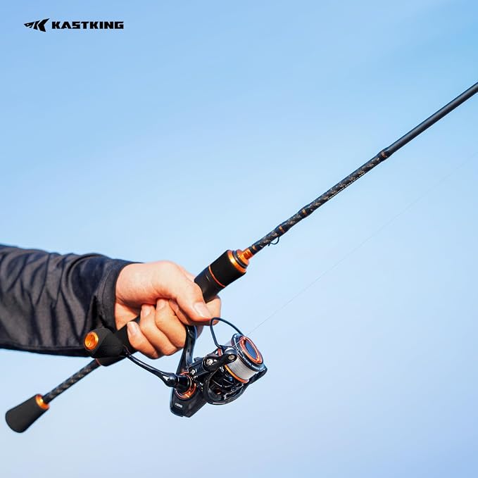 KastKing Zephyr Finesse Fishing Rods – BFS Baitcasting & Spinning Rods, IM6 Graphite, Extra Twin-Tip, 2pc & 3pc Travel Design, Ultra-Light Lure Casting, Stainless Steel Guides with Zirconium Rings