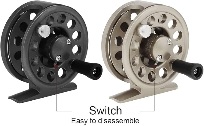 Fly Fishing Reel Fishing Wheel, Fly Ice Fishing Reel Spinning Fishing Reels, Powerful Lightweight Spinning Reels for Freshwater Saltwater