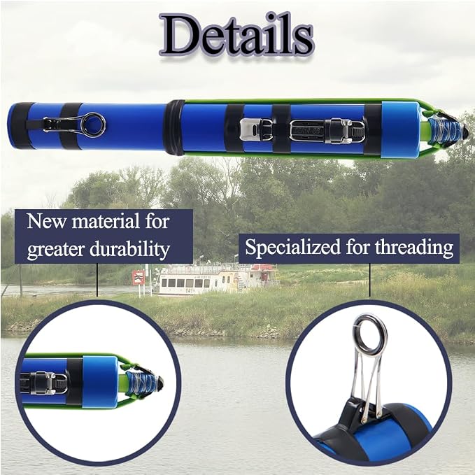 SUFFUSE Fishing Rod, Portable Catapult Lure Fishing Tools, Saltwater and Freshwater Great Gear for Traveling