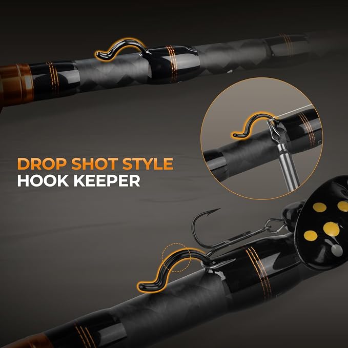 KastKing Zephyr Finesse Fishing Rods – BFS Baitcasting & Spinning Rods, IM6 Graphite, Extra Twin-Tip, 2pc & 3pc Travel Design, Ultra-Light Lure Casting, Stainless Steel Guides with Zirconium Rings