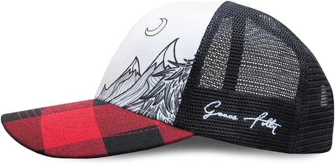 Grace Folly Beach Trucker Hats for Women- Snapback Baseball Cap for Summer