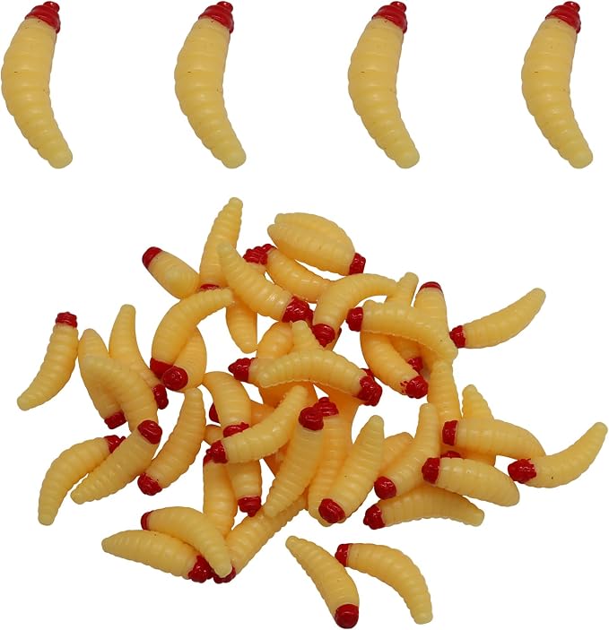 Silicone Soft Maggot Worms Baits