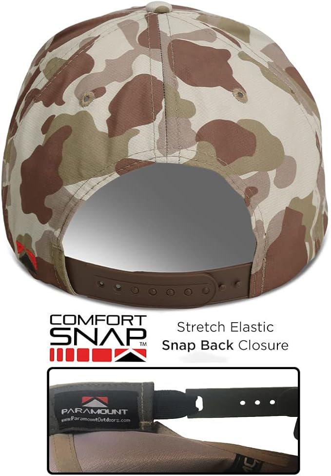 Paramount Outdoors Sporting Hat Collection for Men Hunting and Fishing Caps with ComfortSnap