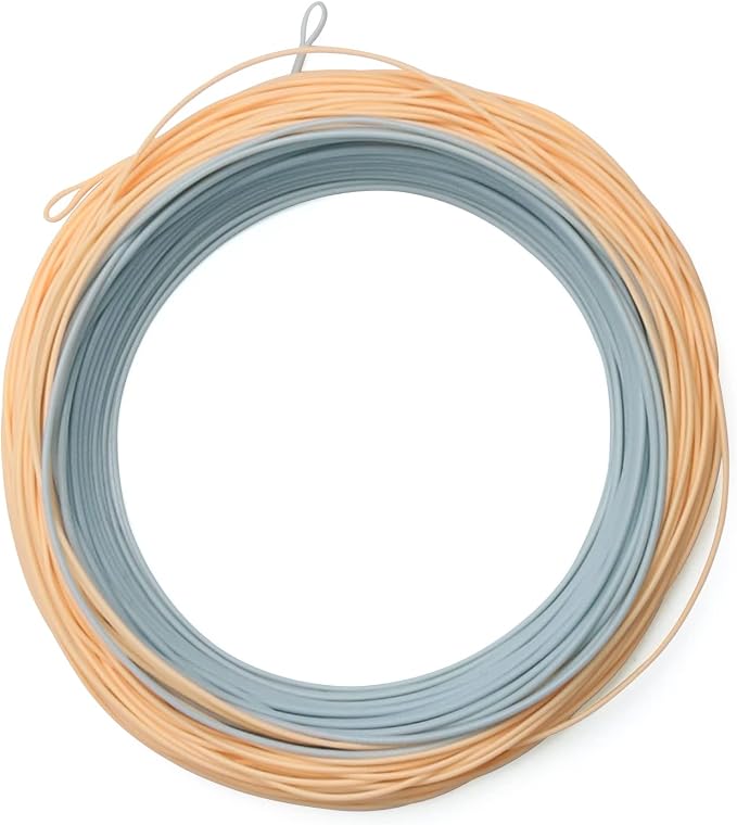 Maxcatch Weight Forward Fly Fishing Line with Two Welded Loops, Floating Fly Lines for Freshwater, 100FT (WF1F, 2F, 3F, 4F, 5F, 6F, 7F, 8F)