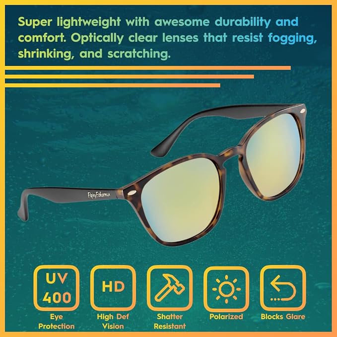 Flying Fisherman Muriel Polarized Sunglasses with AcuTint UV Blocker for Fishing and Outdoor Sports