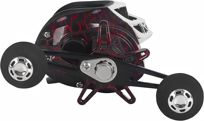 Baitcaster Reels, 7.2:1 Gear Ratio Baitcasting Fishing Reel, Saltwater & Freshwater Bait Cast Reel with 18+1bb Stainless Steel Ball Bearings,22lbs Max Drag Baitcaster Reels