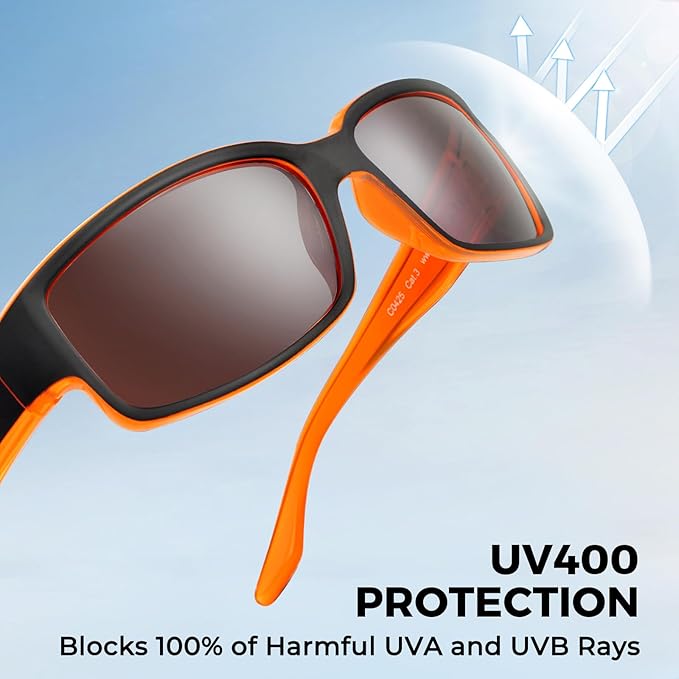 KastKing Skidaway Polarized Sport Sunglasses for Men and Women,Ideal for Driving Fishing Cycling and Running,UV Protection