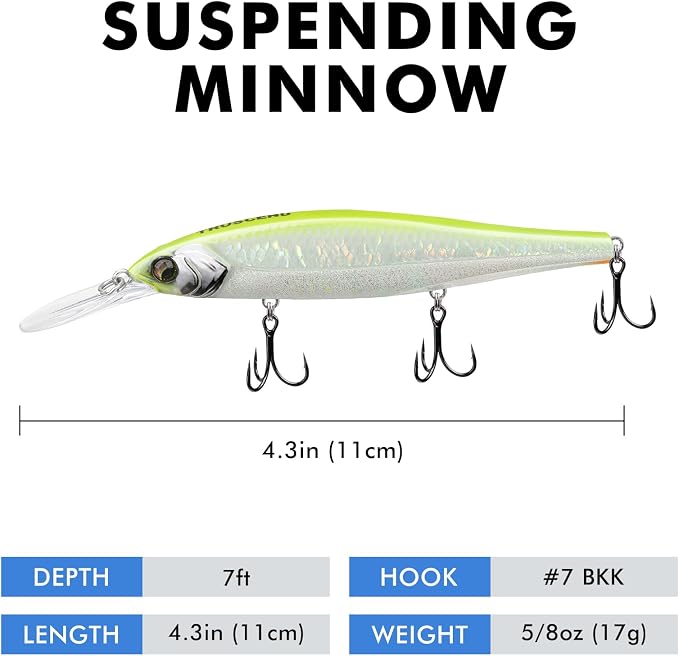 TRUSCEND Vibespinner Easy Catch Fishing Lures with BKK Hooks, Tail Spinner Baits with 4 Actions, Vibrating Swimming Flashing & Jigging for More Bites, Spoon Lures for Bass Trout Crappie Walleye Pike