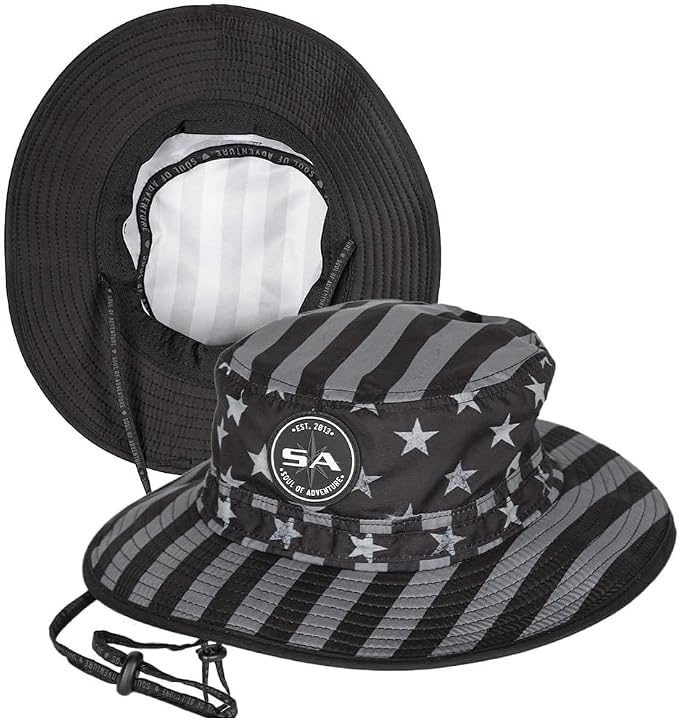 Soul of Adventure Bucket Hat | UV 50+ for Adults | Sun Protection with Adjustable Fit, Moisture-Wicking Fabric