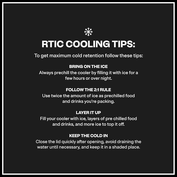 RTIC Ultra-Light 32 Quart Lightweight Hard Cooler, Insulated Portable Ice Chest 13 lbs, 48-Can Capacity, 5-Day Ice Retention, for Camping, Fishing, Beach, Boat, Picnic, Day Trip