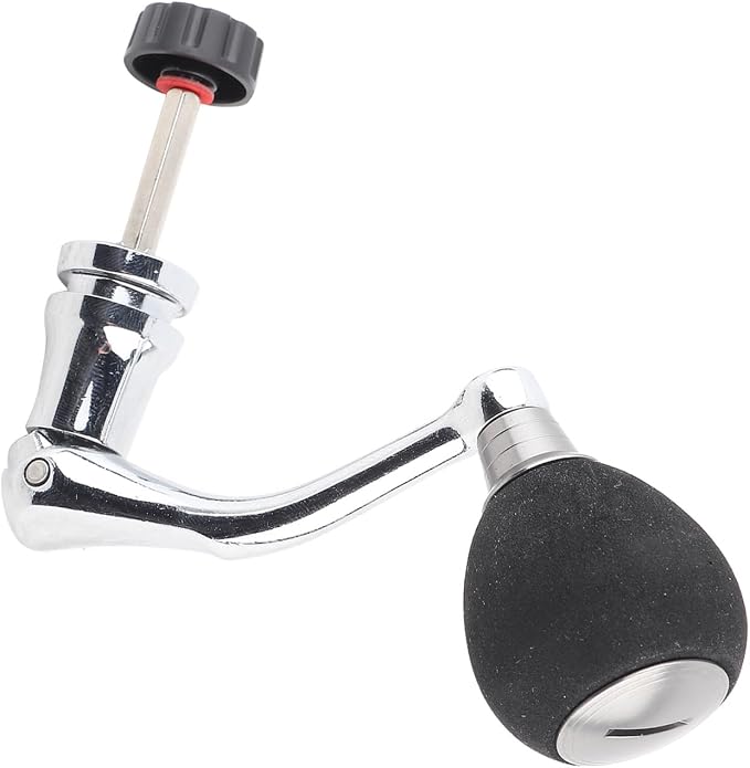 Ejoyous Fishing Reel Handle Replacement, Reel Replacement Power Handle, Metal Hex Trunk Rocker Arm Grip, Fishing Spin Reel Handle Grip Power Handle Reel Accessory