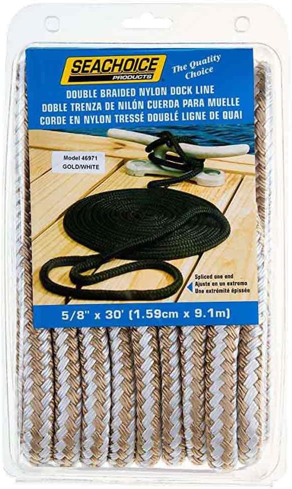 Seachoice Double-Braid Nylon Dock Line