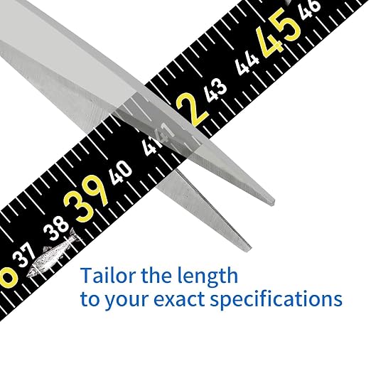 Fishing Ruler for Boat 51" Self-Adhesive Fish Measuring Decals (3 Pack) Waterproof Self Adhesive Measuring Ruler Tape (Black)