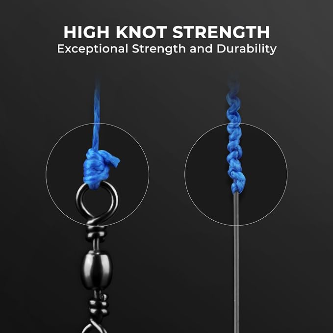KastKing Superpower ColorShield Braided Fishing Line - Colorfast Braided Line, 100% Solution Dyed UHMWPE Fiber, Smooth & Strong Superline, Near Zero Stretch, Sensitive, High Abrasion Resistance