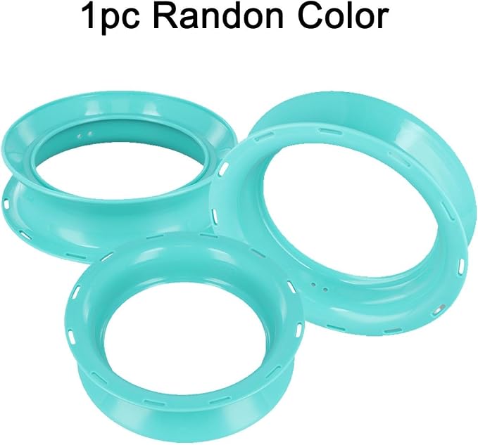 Lightweight PP Hand Reel for Throw Line and Hand-Line Fishing, No Backlash Tangle-Free Design, Portable Kite Line Winder for Surf and Beach Casting, Random Color, 16cm Outer Diameter(19cm 001)