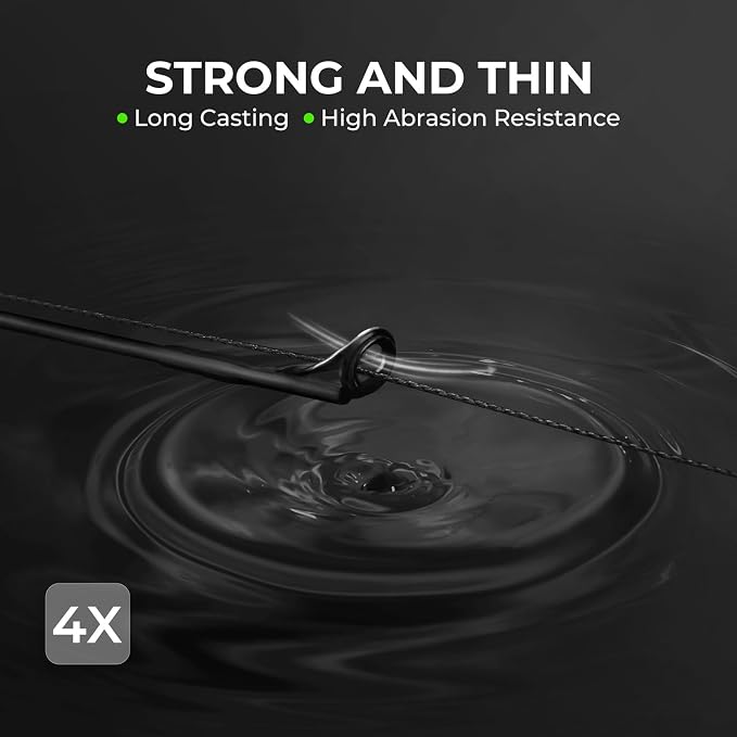 KastKing Superpower ColorShield Braided Fishing Line - Colorfast Braided Line, 100% Solution Dyed UHMWPE Fiber, Smooth & Strong Superline, Near Zero Stretch, Sensitive, High Abrasion Resistance