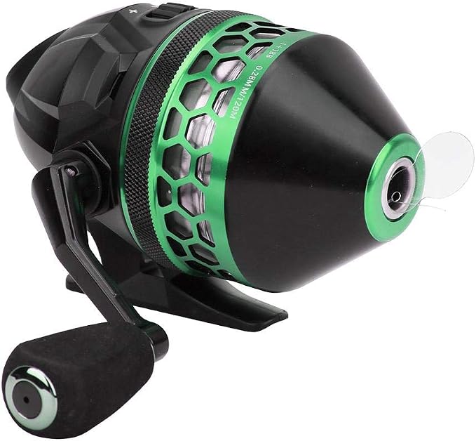 Alomejor spincast Reel,4.1:1 Speed Ratio for Retrieval,Closed face Fishing Reel,ABS and Metal Construction for Durability and Lightweight,for Beginners and Casual Anglers in Freshwater Lakes
