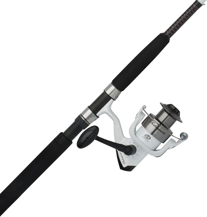 Ugly Stik 7’ Catfish Spinning Fishing Rod and Reel Catfish Combo, Ugly Tech Construction with Clear Tip Design, 7’ 2-Piece Moderate Fast Action Rod