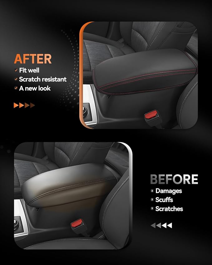CDEFG for Ford Bronco Sport 2021-2025 2026 Center Console Cover Armrest Box Cover for Bronco Sport Accessories Console Arm Rest Protector