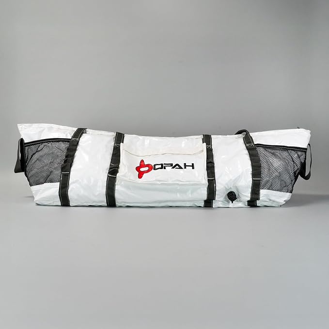 Opah Gear Fathom 6 King Insulated Fish Kill Cooler Bag for King Mackerel, 70' L x 20' W x 18' H, Heavy Duty, Marine-Grade Vinyl, Camping & Fishing