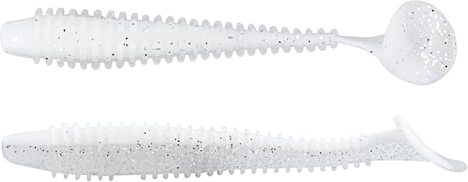 Paddle Tail Swimbaits 100/80/50PCS, 5/4/3/2 inch Soft Fishing Lures Bulk Pack – Durable Lifelike Action Lures for Bass, Trout, Crappie – Freshwater & Saltwater Fishing Gifts
