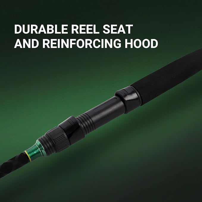 Fiblink 2-Piece Surf Spinning/Casting Fishing Rod, Carbon Fiber Fishing Rod(8’/8’6”/9’)