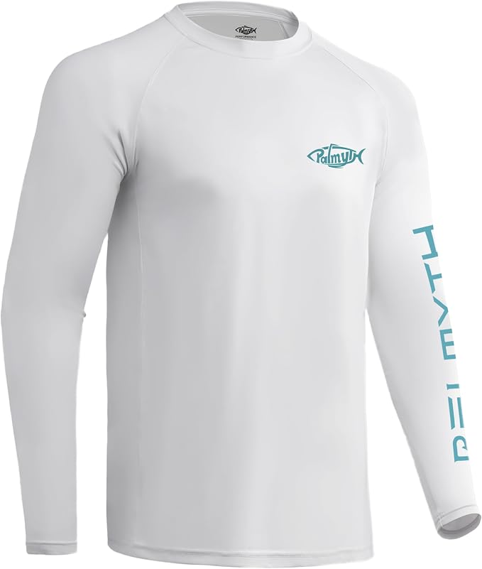 Palmyth Fishing Shirts for Men Long Sleeve UPF 50+ T Shirt Sun Protection Tee