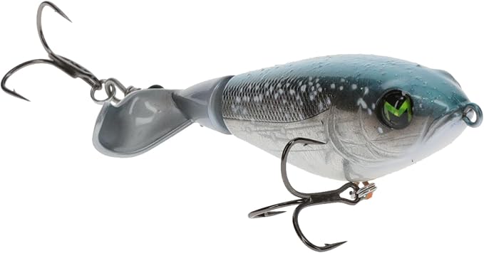 Lew's Mach Baits Patroller Propeller Bait Fishing Lure, Topwater Propeller Bait, Rotating Tail Section, Sound Chamber