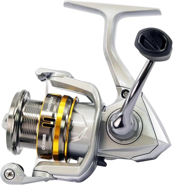 Okuma Avenger B Series Spinning Reel – Freshwater & Light Saltwater Fishing Reel with Smooth Drag System and Durable Corrosion-Resistant Body