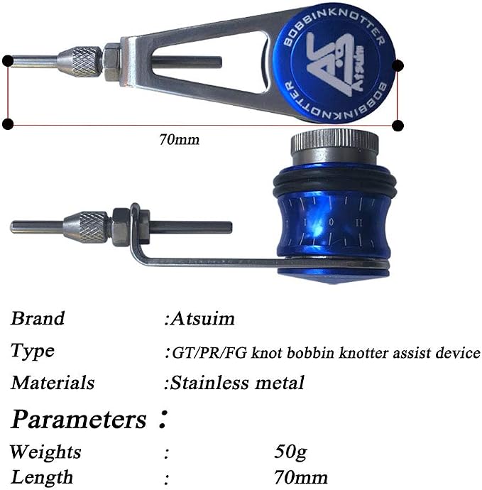 Fishing Bobbin Knotter FG GT RP Line Wire Knotting Tool Fishing Line Winder Assist Knotting Connector Accessories