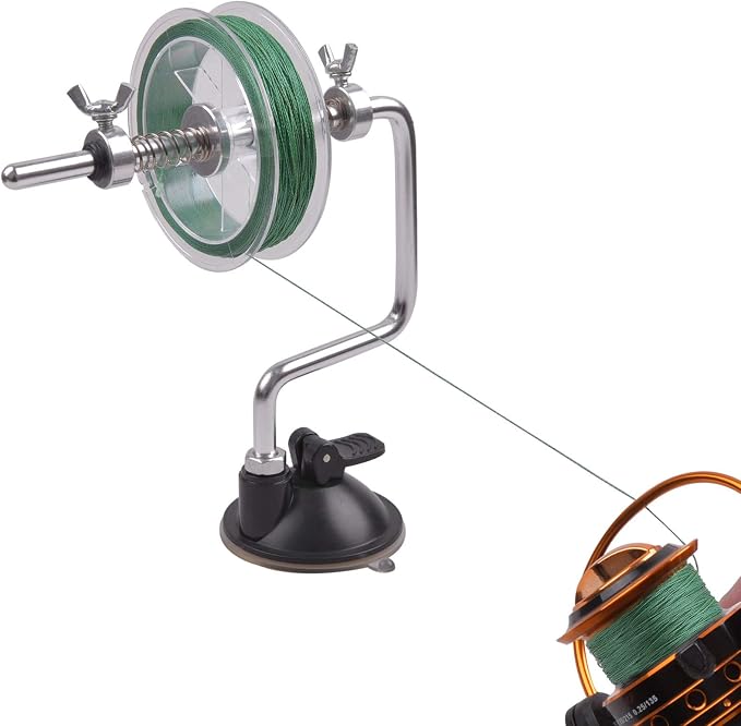 Fishing Line Spooler Winder, Adjustable Fishing Reel Spooler Spooling Station for Spinning Casting Reels