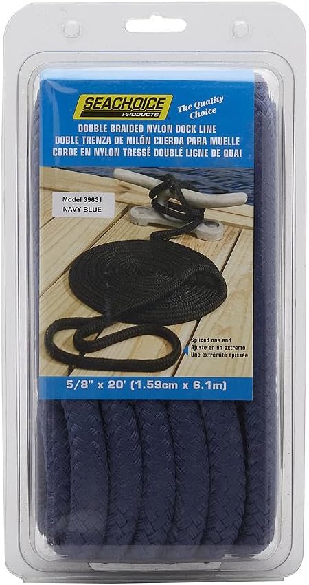 Seachoice Double-Braid Nylon Dock Line