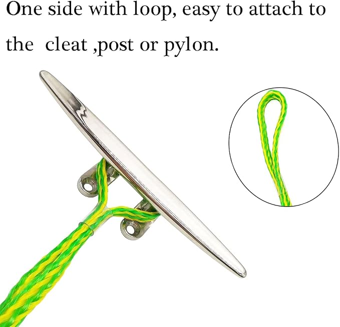 Bungee Dock Lines for Boats 4 Feet, 4 Pack Dock Line with 316 Stainless Clips for PWC, Jet Ski, Kayak, Watercraft, Pontoon, Shock Absorbing Tie Off Downs Boat Accessories Mooring Ropes