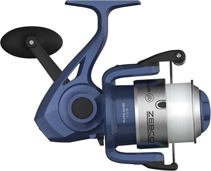 Zebco Blue Runner Spinning Reel and Rod Combo, 2-Piece Fishing Rod