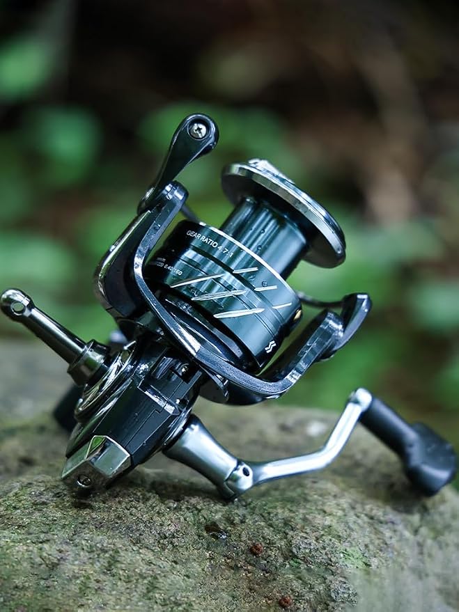 Sougayilang Spinning Fishing Reel,5.0:1/4.7:1 Gear Ratio,3+1BB High Strength Aluminum Design,Ultra-Smooth Operation with Free Balance Bar 1000 2000 3000 4000 5000series