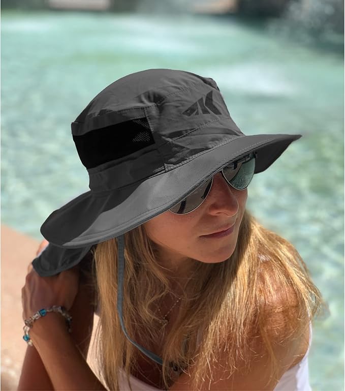 KastKing Sol Armis UPF 50 Boonie Hat - Sun Protection Hat, Fishing Hat, Beach & Hiking Hat, Paddling
